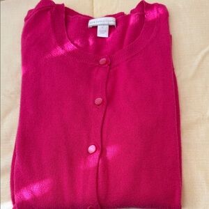 New York & Company Fuchsia Cardigan